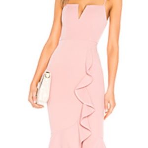 REVOLVE DOMINIQUE MIDI DRESS IN MAUVE
